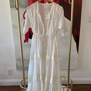 NWT (HAND ME DÔEN) DÔEN PRIMROSE DRESS -- SALT -- SIZE MEDIUM